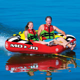 WOW Sports Mojo 1- 3 Person Towable Water Tube For Pool and Lake (16-1070) by Jupiter Gear