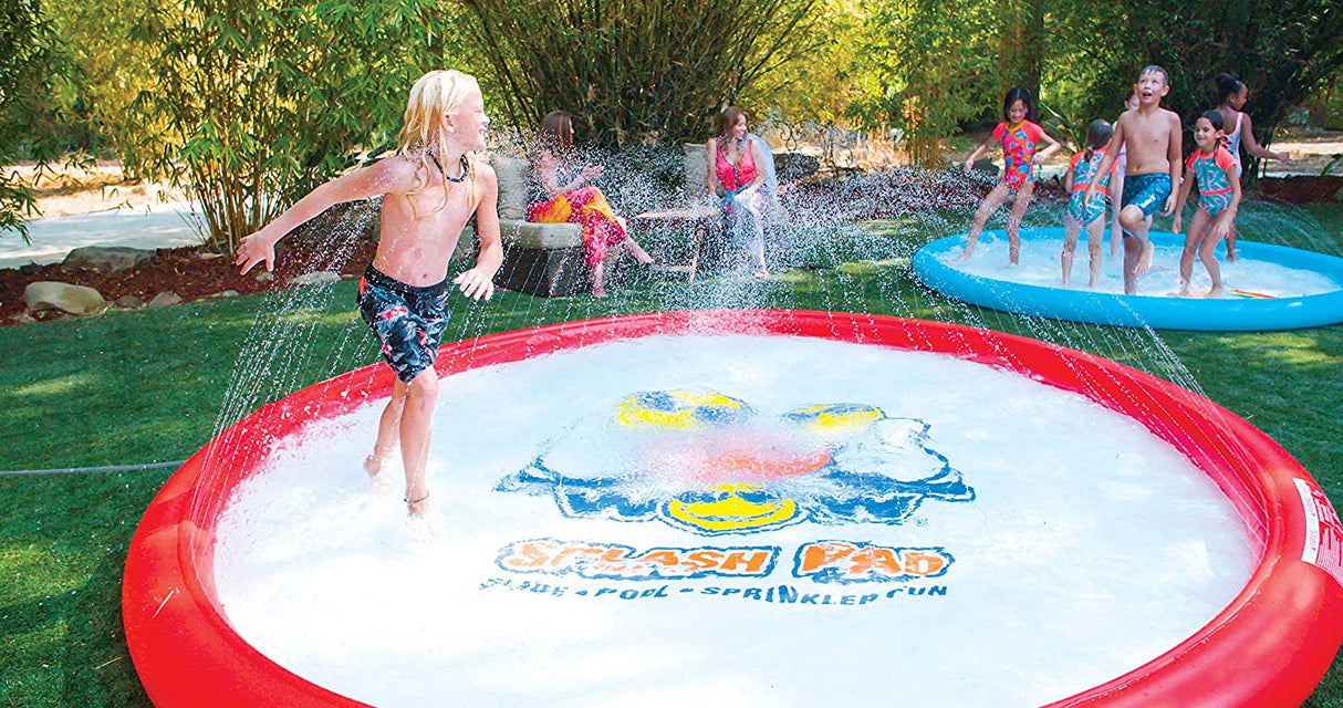 WOW Sports Super Splash Pad 12' with Sprinkler (21-2050) by Jupiter Gear