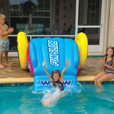 WOW Sports Fun Inflatable Water Slide with Sprinklers for In-Ground Pools (21-2360-WOW) by Jupiter Gear