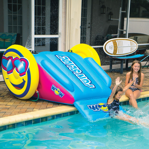 WOW Sports Fun Inflatable Water Slide with Sprinklers for In-Ground Pools (21-2360-WOW) by Jupiter Gear