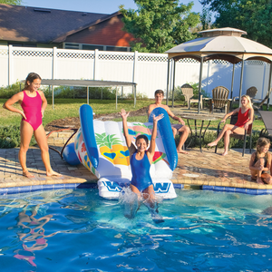 WOW Sports Fruit Fun Soaker Sprinkler Inflatable Slide for In-Ground Pools (21-2470-WOW) by Jupiter Gear