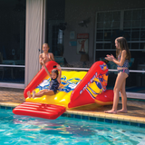 WOW Sports Slide N Smile Inflatable Pool Slide with Sprinklers for Kids and Adults (21-2500-WOW) by Jupiter Gear