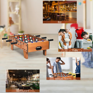 27 Inch Foosball Table Mini Tabletop Soccer Game