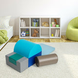 6 Piece Climb Crawl Play Set Indoor Kids Toddler