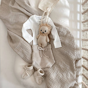 Crinkle Cotton Baby Blanket by POKOLOKO
