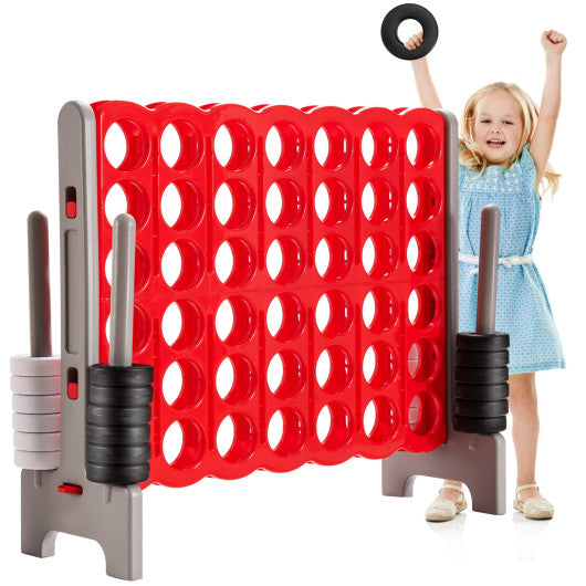 Jumbo 4-to-Score 4 in A Row Giant Game Set for Outdoor Indoor
