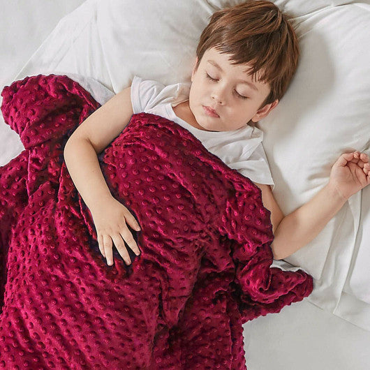 10lbs 3 Pieces Heavy Weighted Duvet Blanket-Pink