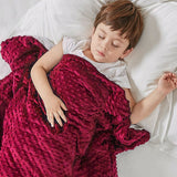 10lbs 3 Pieces Heavy Weighted Duvet Blanket-Pink