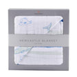Whale and Ocean Stripe Newcastle Blanket - Aiden's Corner Baby & Toddler Clothes, Toys, Teethers, Feeding and Accesories