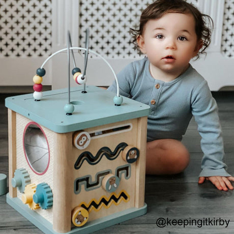 100% FSC Certified Activity Cube by Bigjigs Toys US