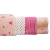 Pink Four Pack Receiving Blanket
