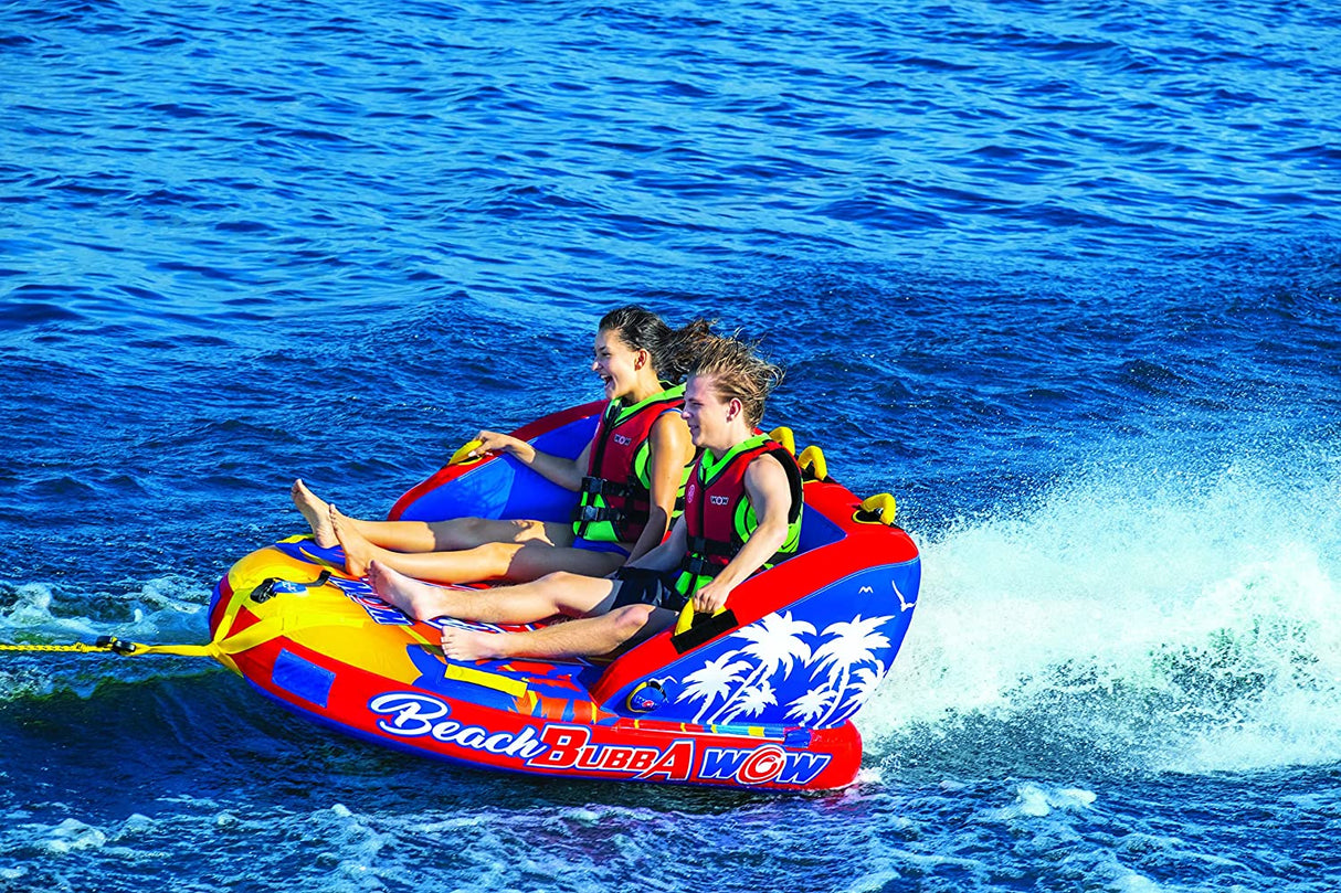 WOW Sports Beach Bubba 2 Person 2P Towable (22-WTO-3979) by Jupiter Gear