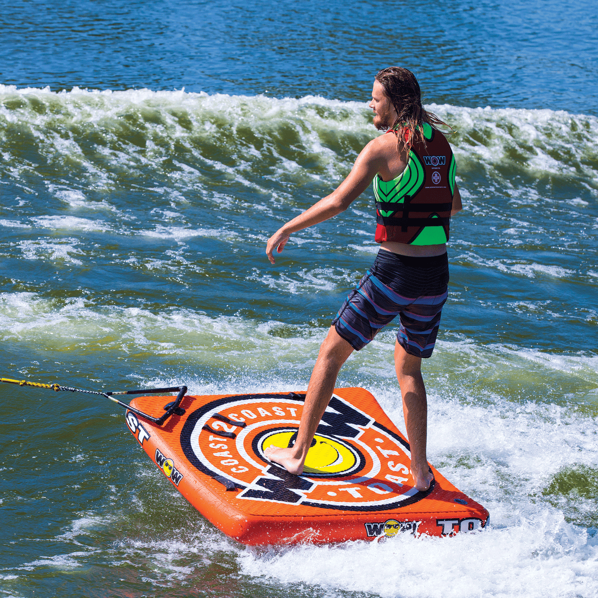 WOW Sports Wow Toast Towable Water Tube and Lounge Chair (18-1200) by Jupiter Gear