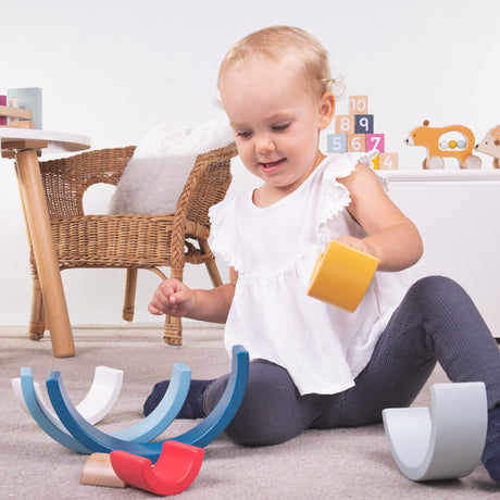 100% FSC Certified Rainbow Arches by Bigjigs Toys US