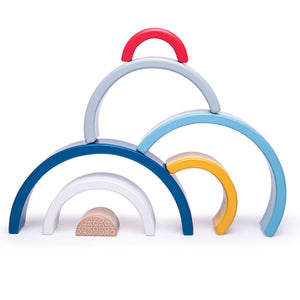 100% FSC Certified Rainbow Arches by Bigjigs Toys US