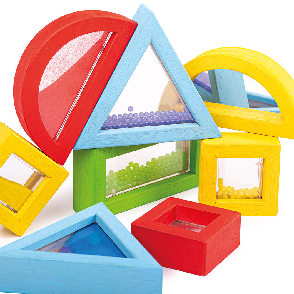 Rainbow Sensory Shapes by Bigjigs Toys US
