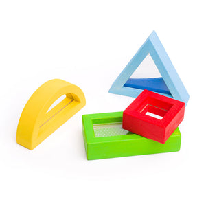 Rainbow Sensory Shapes by Bigjigs Toys US
