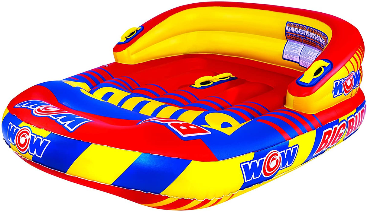 WOW Sports Big Buddy 2 Person 2P Towable (22-WTO-3981) by Jupiter Gear