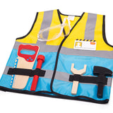 Builder Dress Up (Without Helmet) by Bigjigs Toys US