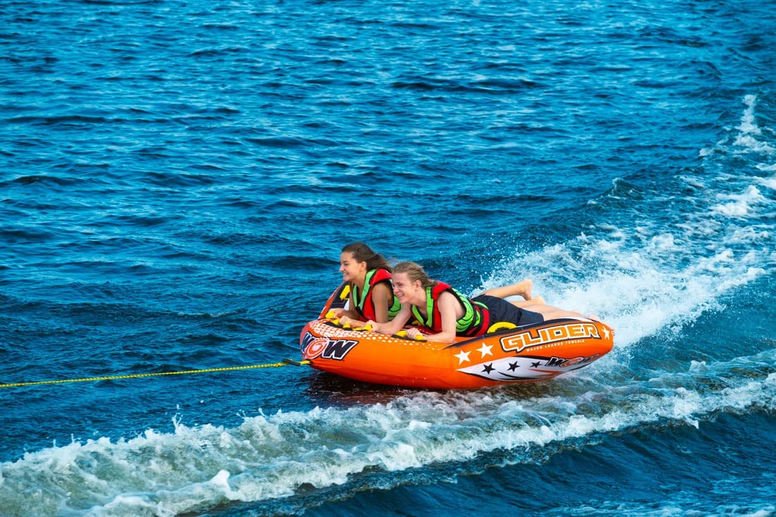 WOW Sports Glider 2 Person 2P Towable with Flex Seating (22-WTO-3966) by Jupiter Gear