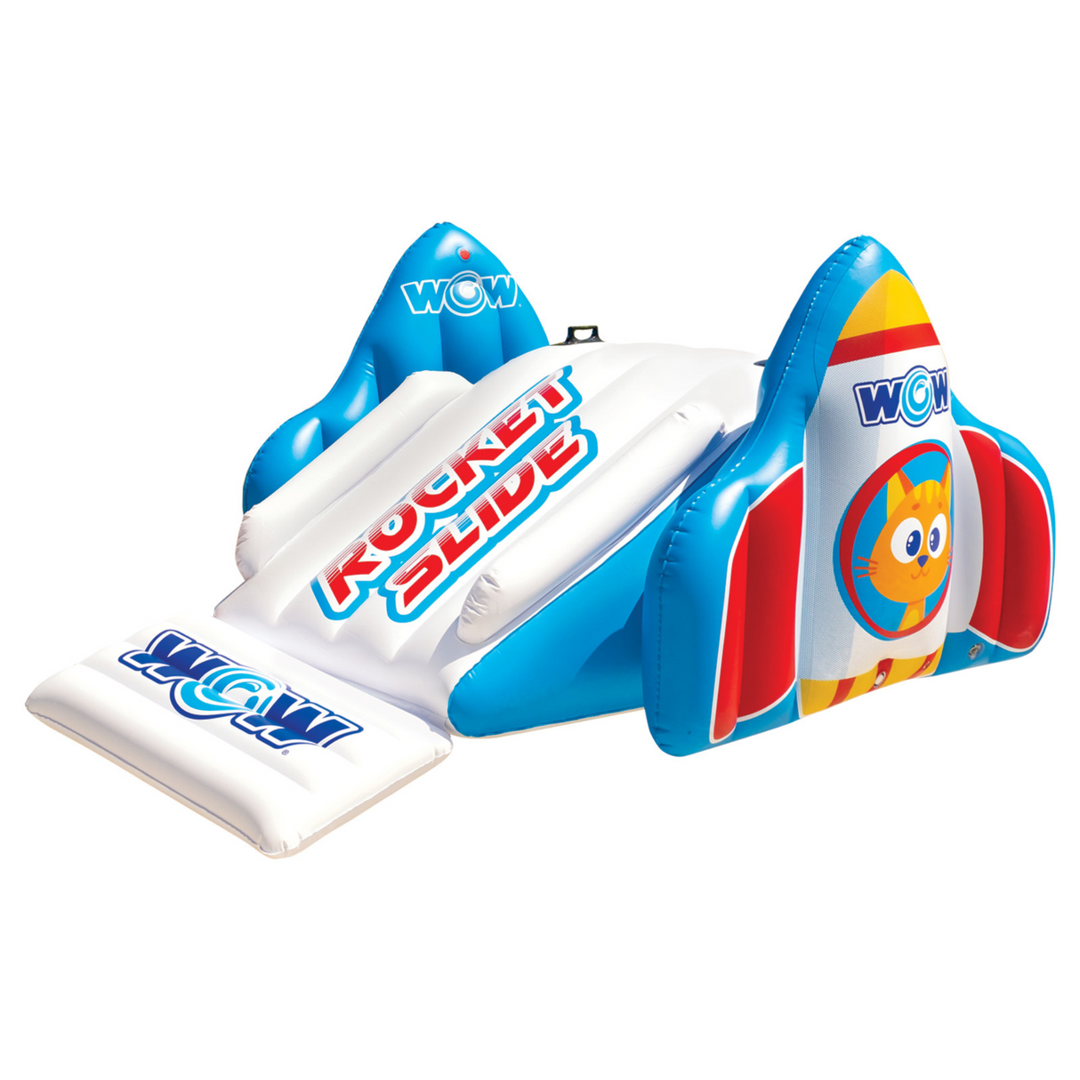 WOW Sports Rocket Pool Slide with Built-In Sprinklers (22-WSL-3892-WOW) by Jupiter Gear