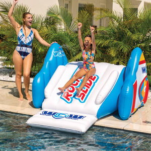 WOW Sports Rocket Pool Slide with Built-In Sprinklers (22-WSL-3892-WOW) by Jupiter Gear