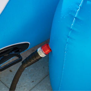 WOW Sports Rocket Pool Slide with Built-In Sprinklers (22-WSL-3892-WOW) by Jupiter Gear