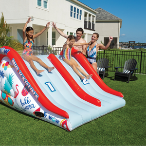 WOW Sports Big Kahuna Two-Lane Slide for In-Ground Pools (22-WSL-3893-WOW) by Jupiter Gear