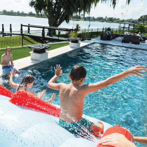 WOW Sports Big Kahuna Two-Lane Slide for In-Ground Pools (22-WSL-3893-WOW) by Jupiter Gear