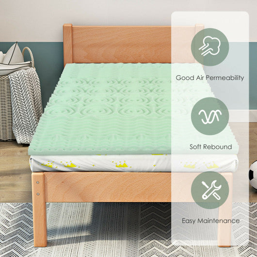 3 Inch Comfortable Mattress Topper Cooling Air Foam-Twin Size