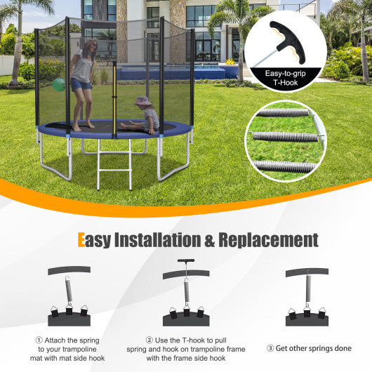 5.5 Inch/7 Inch Rustproof Galvanized Steel Replacement Trampoline Elasticity Springs-7"
