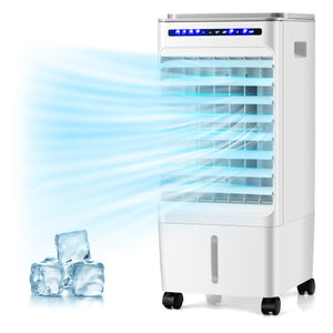 3-in-1 Evaporative Portable Air Cooler with 3 Modes include Remote Control-White