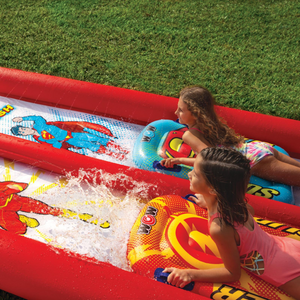 WOW Sports DC Comics Flash vs Superman Lawn Slide (22-WSL-4078-WOW) by Jupiter Gear
