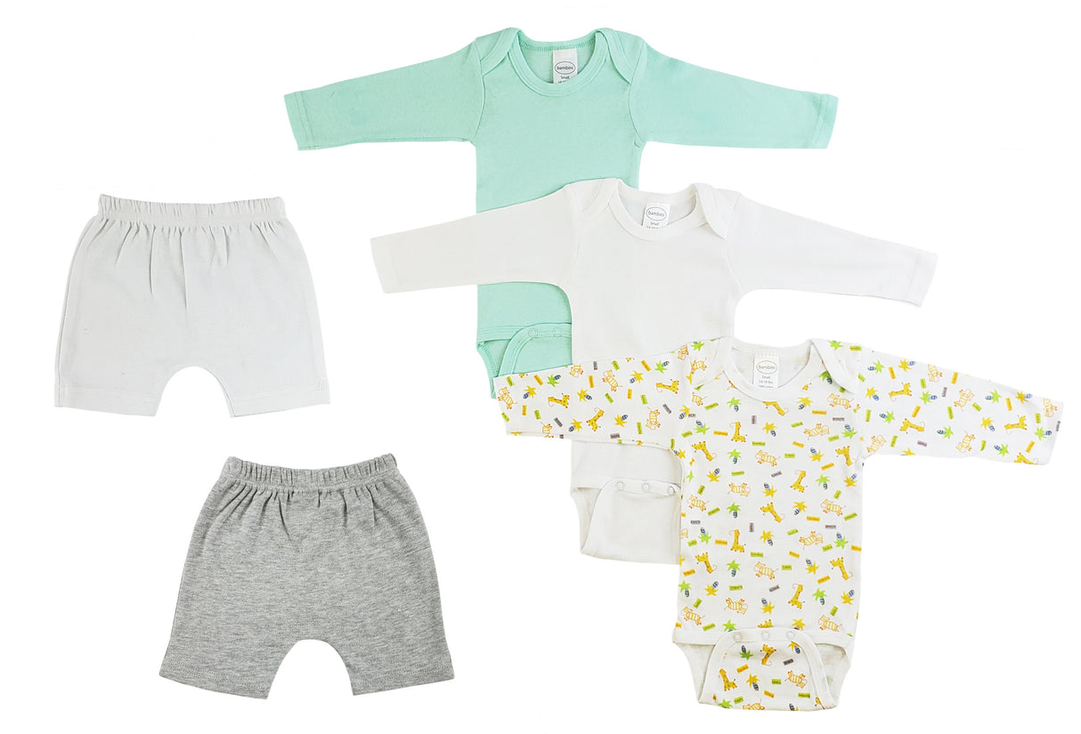 Infant Boys Long Sleeve One Piece and Pants