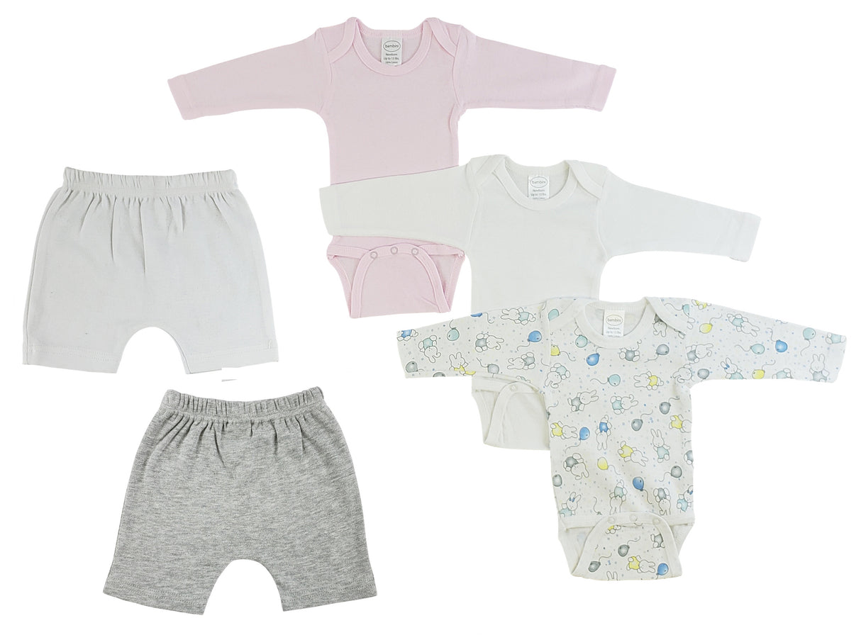 Infant Girls Long Sleeve One Piece and Pants