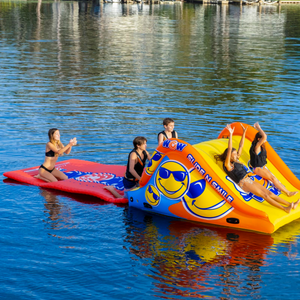 WOW Sports Slide and Water Walkway Slide N Smile Combo (22-WIL-4240-X-WOW) by Jupiter Gear