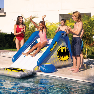 WOW Sports DC Comics Batman Large Inflatable Pool Slide (22-WSL-4367-WOW) by Jupiter Gear