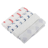 Fire Truck and Dalmatian Bamboo Swaddle Blanket Four Pack - Aiden's Corner Baby & Toddler Clothes, Toys, Teethers, Feeding and Accesories