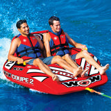 WOW Sports 2 Person Coupe Cockpit Towable Water Tube For Pool and Lake (15-1030) by Jupiter Gear