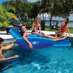 WOW Sports Modern Lounger Pool Float with Cupholder (23-WPF-4542-WOW) by Jupiter Gear