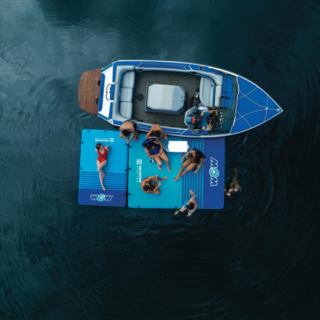 WOW Sports 8'x5'x6" Drop Stitch Vacation Station Dock by Jupiter Gear