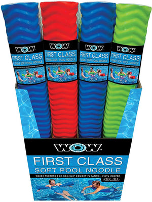 WOW Sports First Class Foam Pool Noodles 12pk PDQ - Assorted (20-2060) by Jupiter Gear
