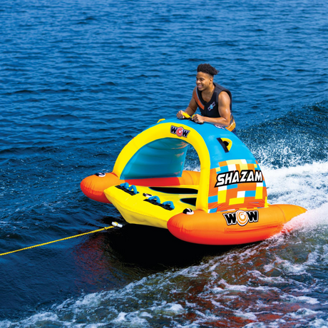 WOW Sports DC Comics Shazam 1- and 2-Person Towable by Jupiter Gear