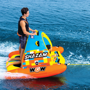 WOW Sports DC Comics Shazam 1- and 2-Person Towable by Jupiter Gear