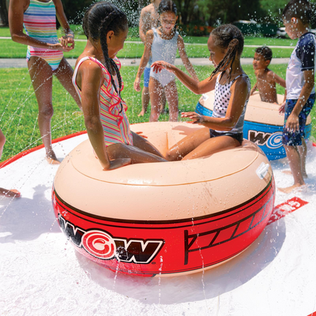 WOW Sports 10ft Sumo Wrestling Spray Pad with 2 Sumo Belly-Bumpers (23-WSM-4805-WOW) by Jupiter Gear