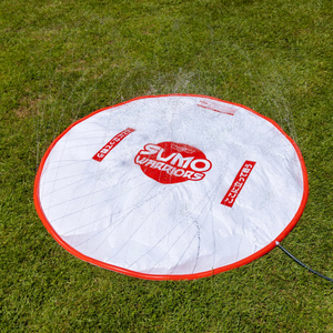 WOW Sports 10ft Sumo Wrestling Spray Pad with 2 Sumo Belly-Bumpers (23-WSM-4805-WOW) by Jupiter Gear
