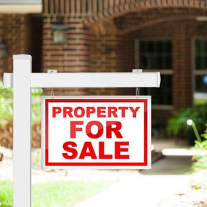 6 Feet Vinyl UPVC Real Estate Sign Post Realtor Yard Sign Post