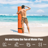12 x 6 Feet 3 Layer Floating Water Pad-Orange