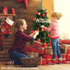 4 Feet Pre-Lit Potted Christmas Tree