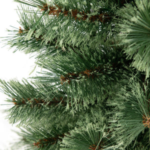 4 Feet Pre-Lit Potted Christmas Tree Pine Needles